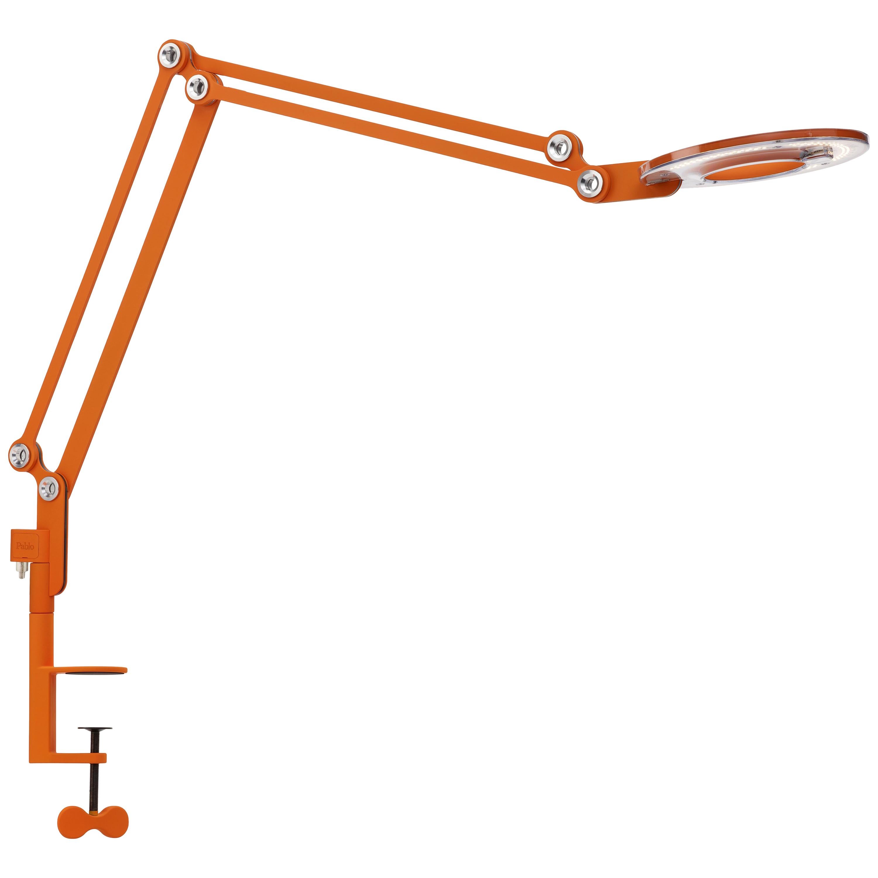 Mittelgroße Glieder-Tischlampe in Orange von Pablo Designs