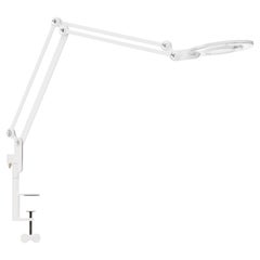 Lampe de bureau à maillons blancs de taille moyenne par Pablo Designs