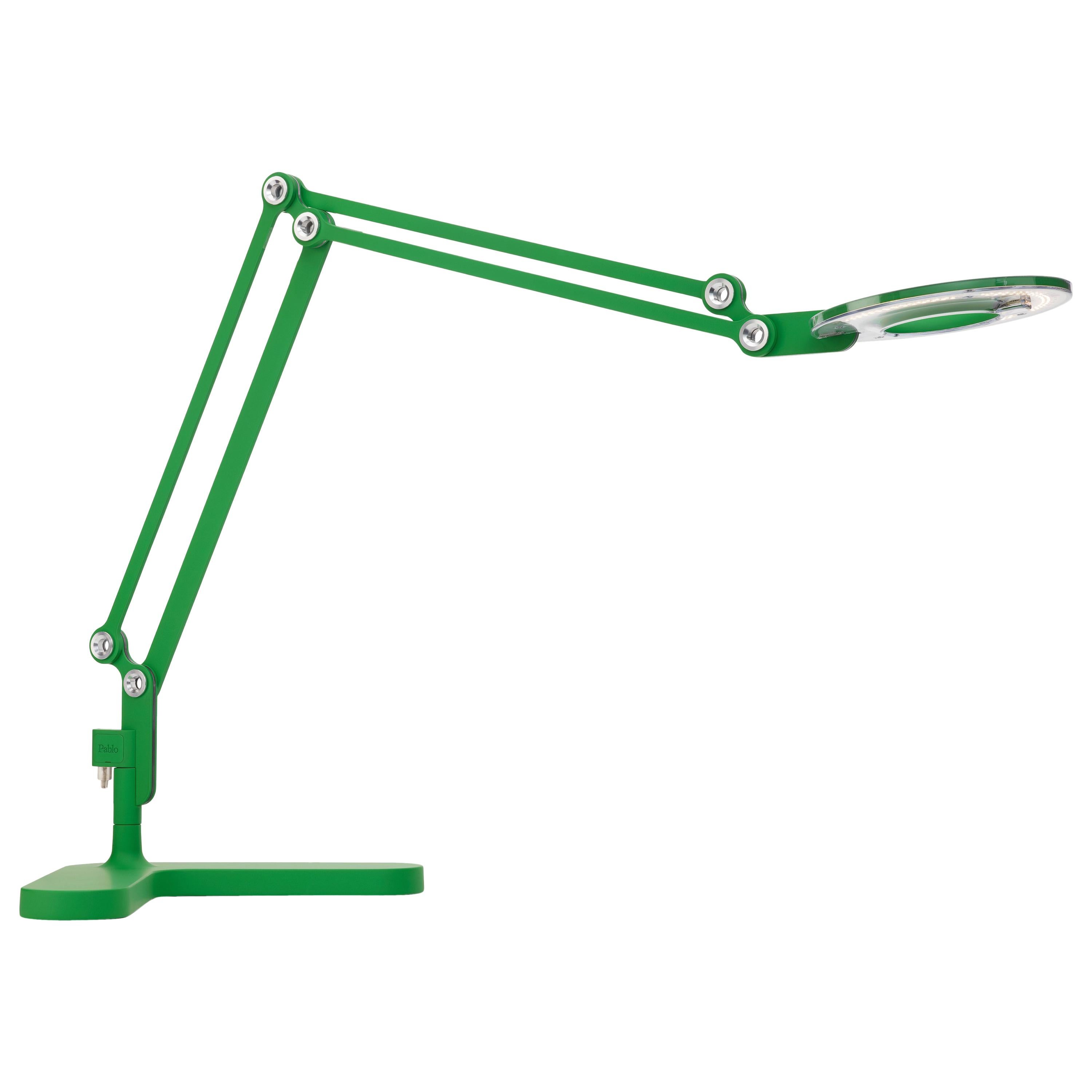 Link Medium Table Lamp in Green by Pablo Designs