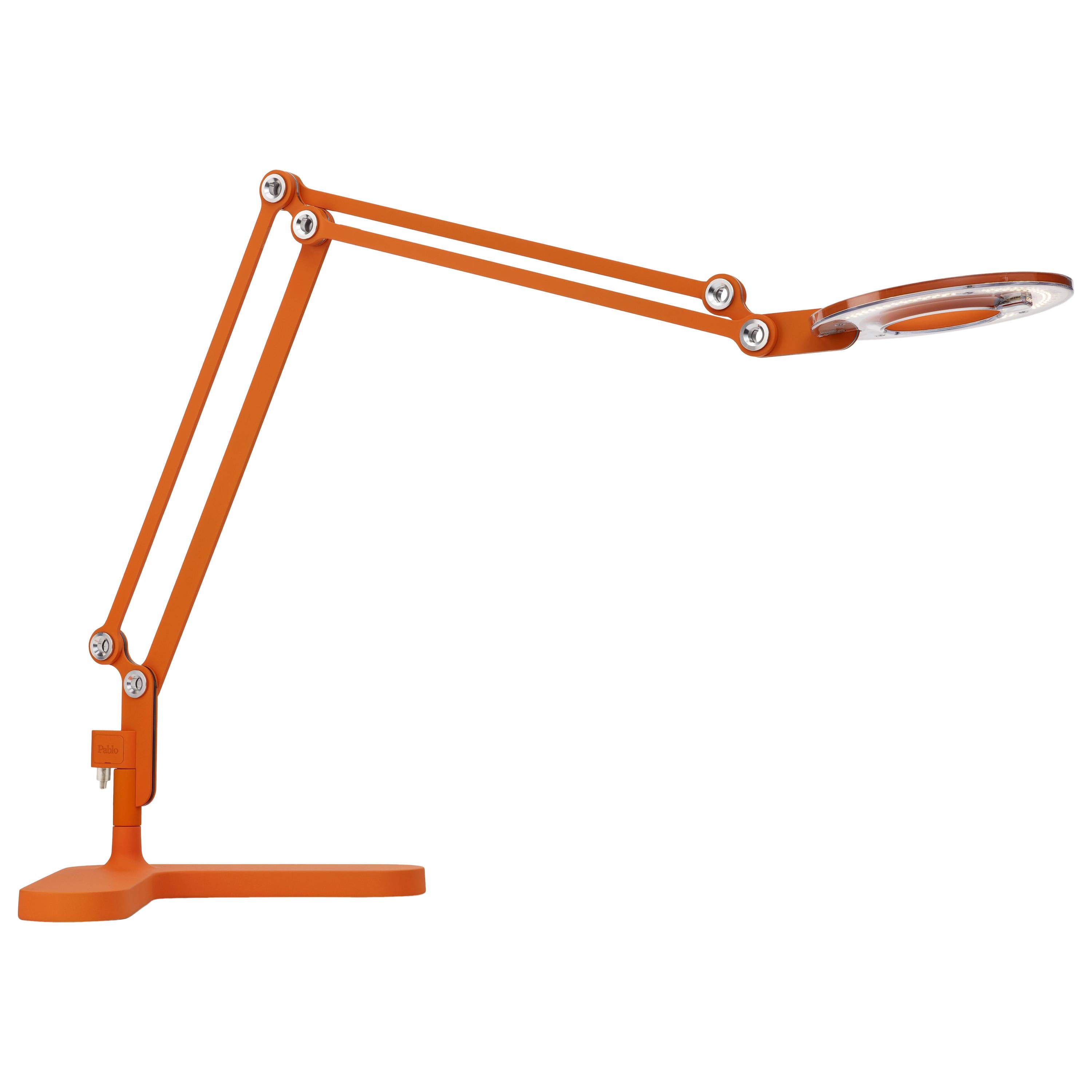 Link Medium Table Lamp in Orange by Pablo Designs