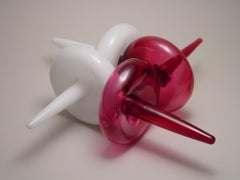 A Link: 4C/2 - Scultura contemporanea in vetro a più pezzi fatta a mano - In magazzino