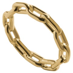 Link Ring in Yellow Gold