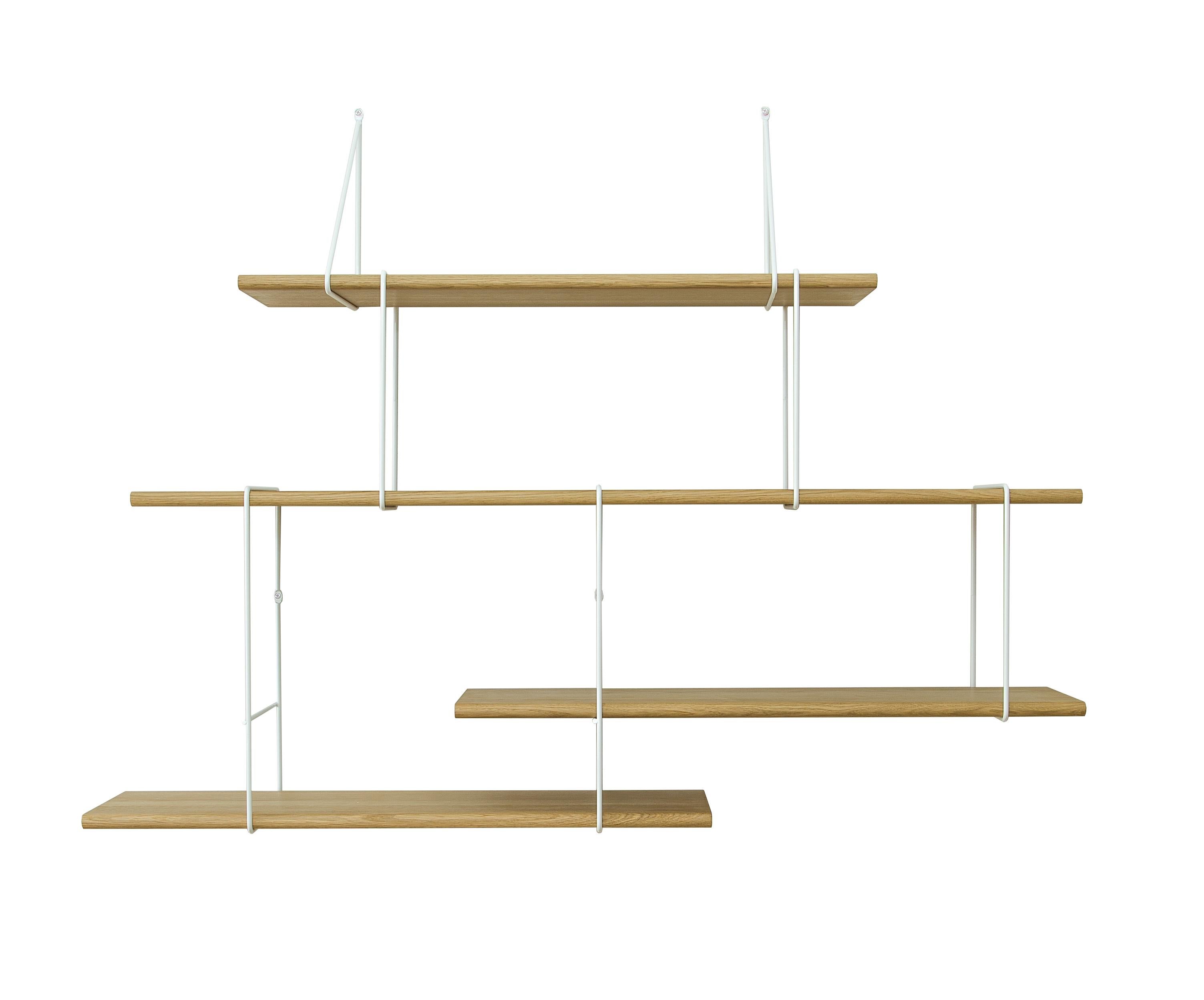 The LINK shelf is display and storage stripped down to the essentials. Its steel and wood construction forms an engaging interplay with many potential compositions: asymmetrical, highreaching, or laid out lengthwise. It is designed to work perfectly