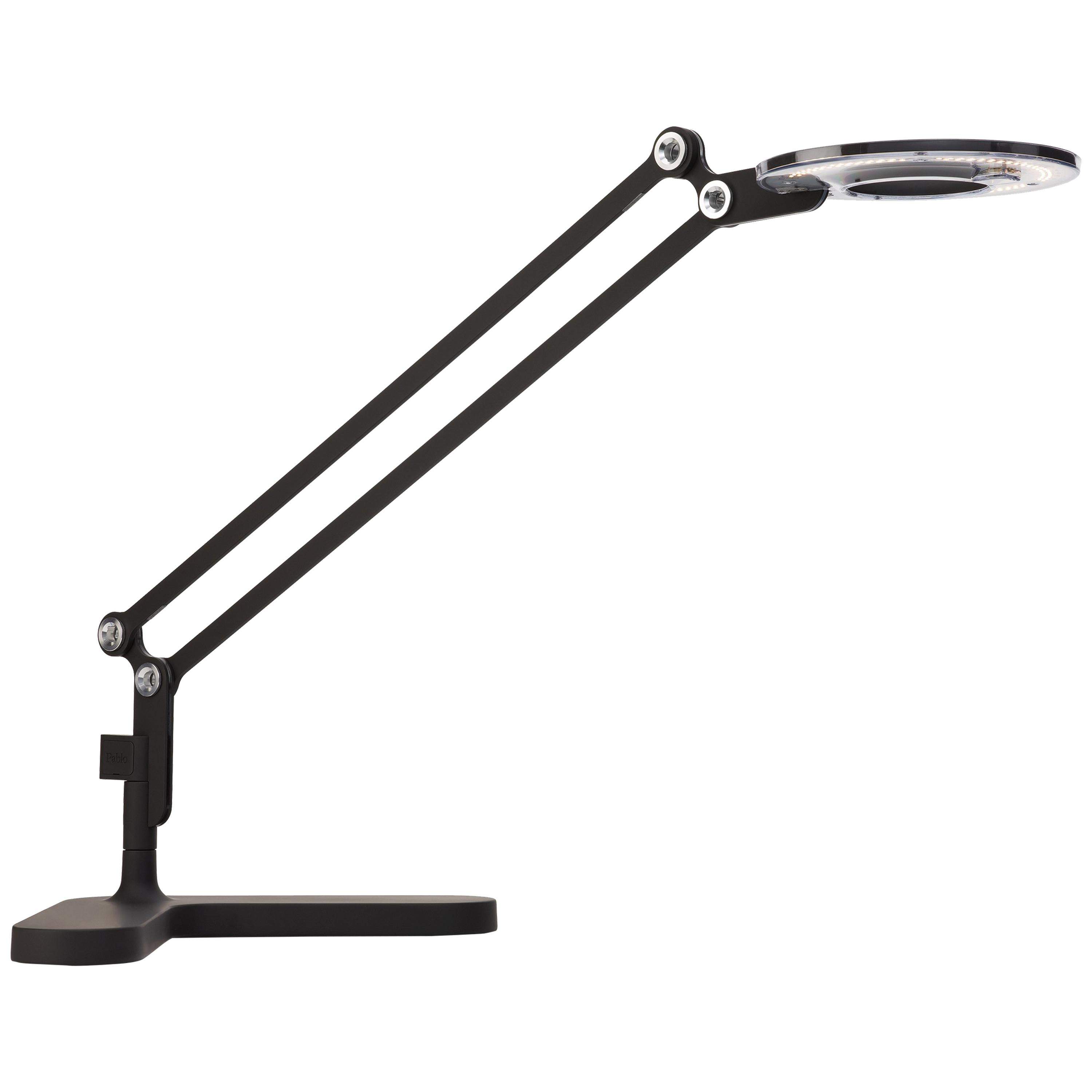 Petite lampe de bureau Link noire par Pablo Designs