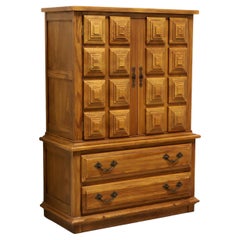 Used LINK-TAYLOR Espanol Oak Spanish Colonial Style Gentleman's Chest