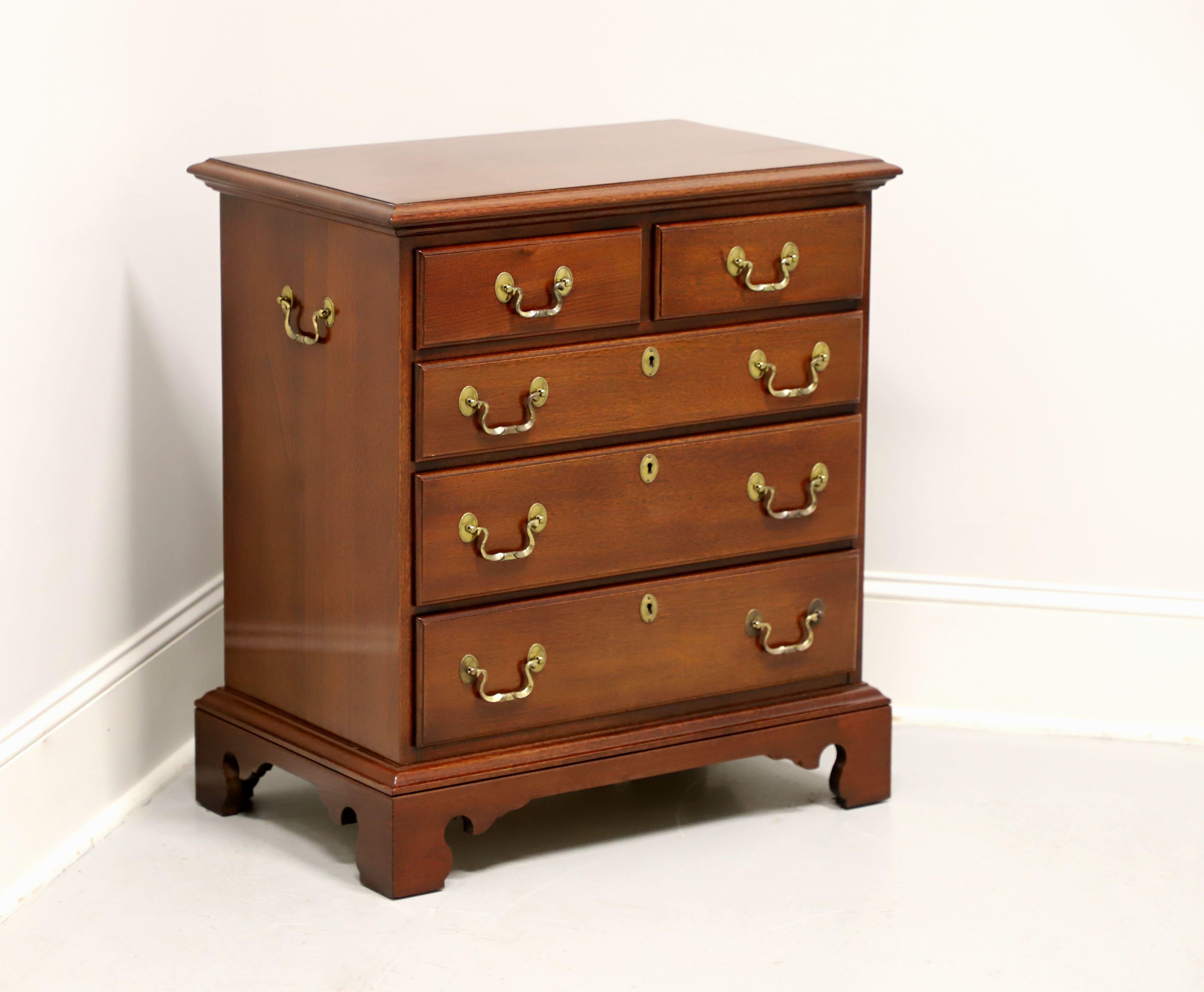 LINK-TAYLOR Heirloom Planters Solid Mahogany Chippendale Bedside Chest - C 5