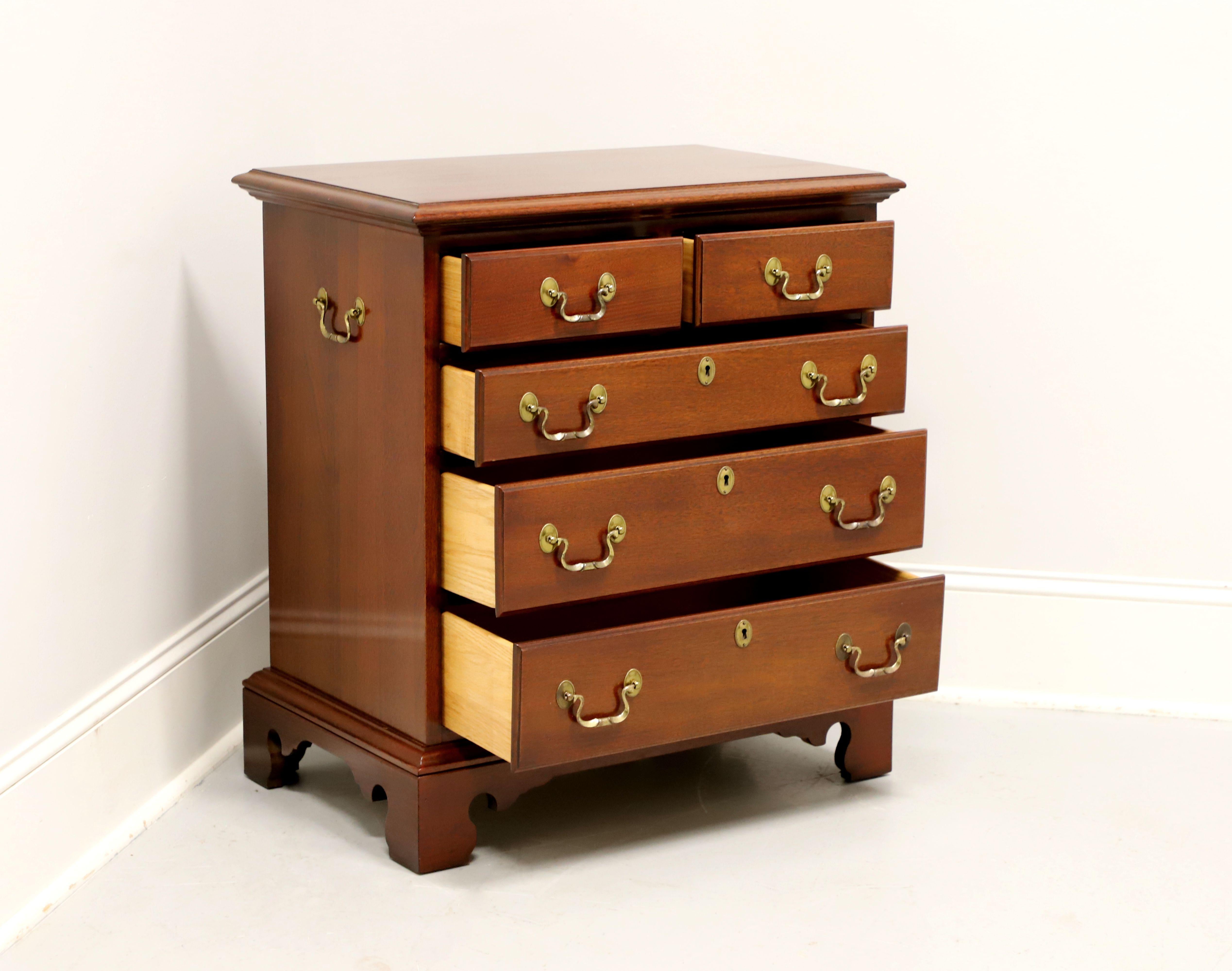 LINK-TAYLOR Heirloom Planters Solid Mahogany Chippendale Bedside Chest - C In Good Condition In Charlotte, NC