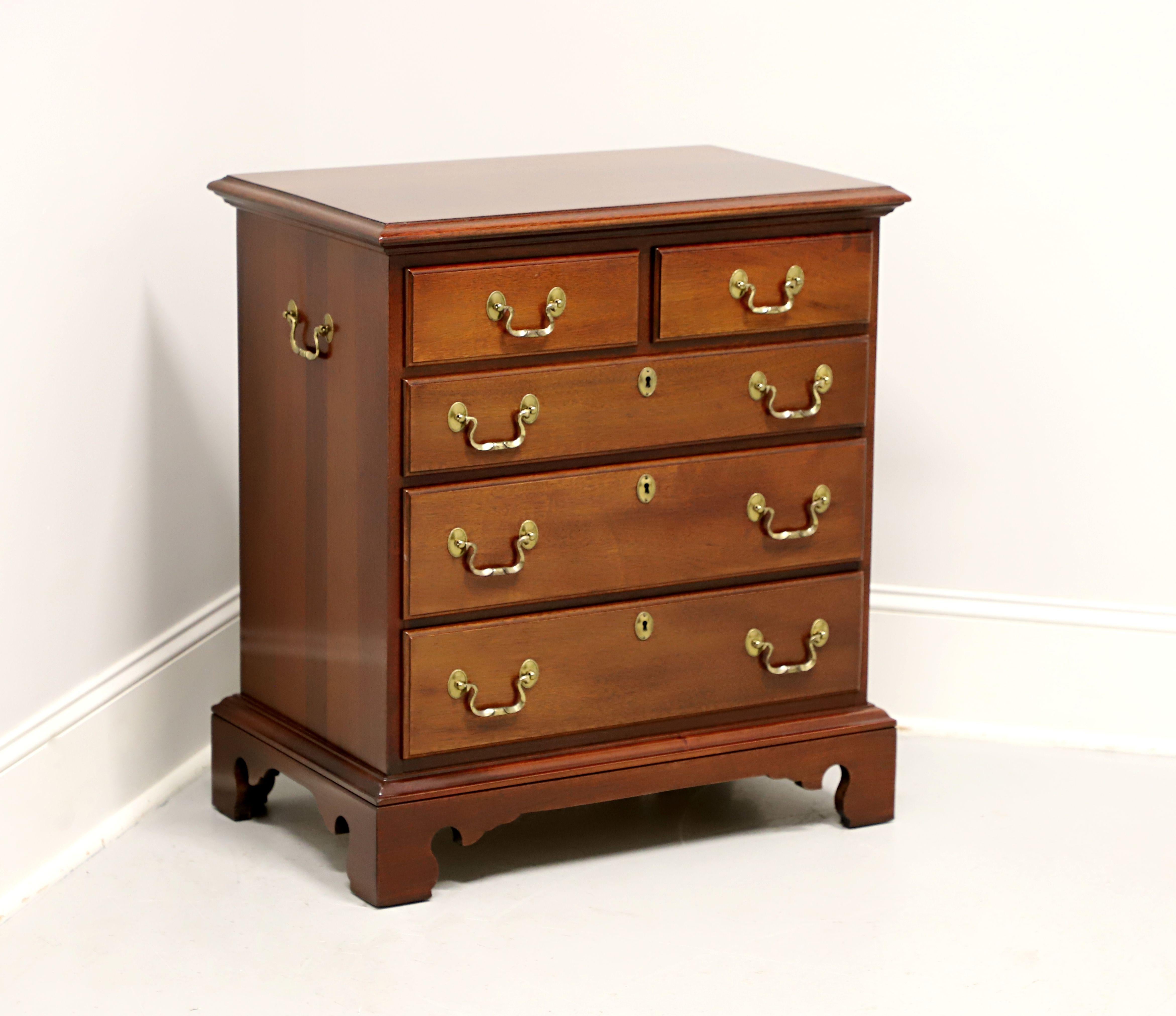 LINK-TAYLOR Heirloom Planters Solid Mahogany Chippendale Bedside Chest - D 6