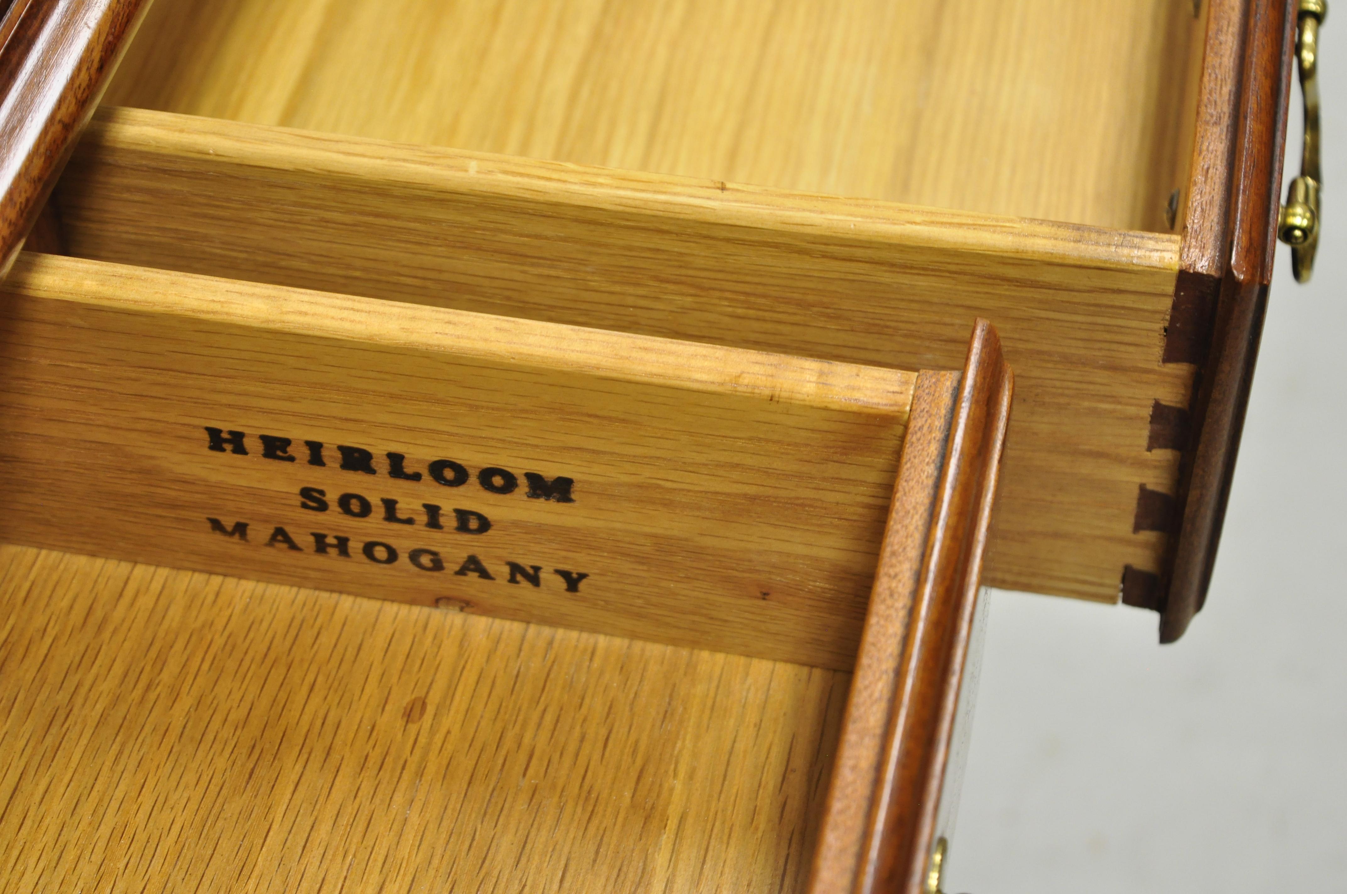 Link Taylor Heirloom Solid Mahogany 3 Drawer Georgian Console Sofa Hall Table 2