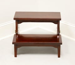 LINK-TAYLOR Heirloom Solid Mahogany Chippendale Bed Steps