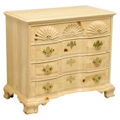 Retro LINK-TAYLOR Pine Chippendale Four-Drawer Block Front Goddard Bachelor Chest