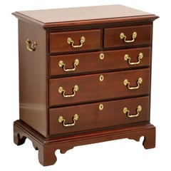 LINK-TAYLOR Heirloom Planters Solid Mahogany Chippendale Bedside Chest - A