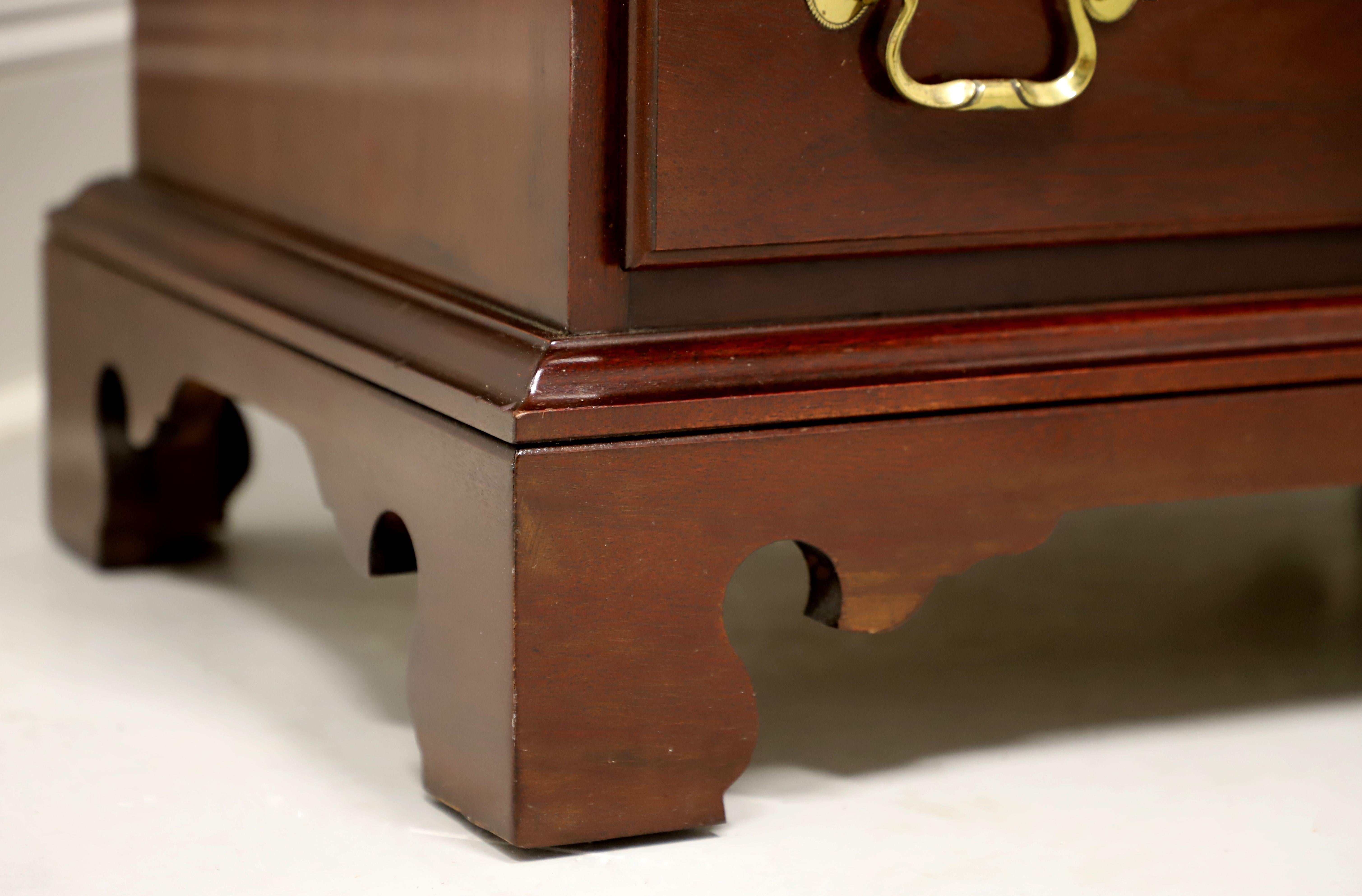20th Century LINK-TAYLOR Heirloom Planters Solid Mahogany Chippendale Bedside Chest - B