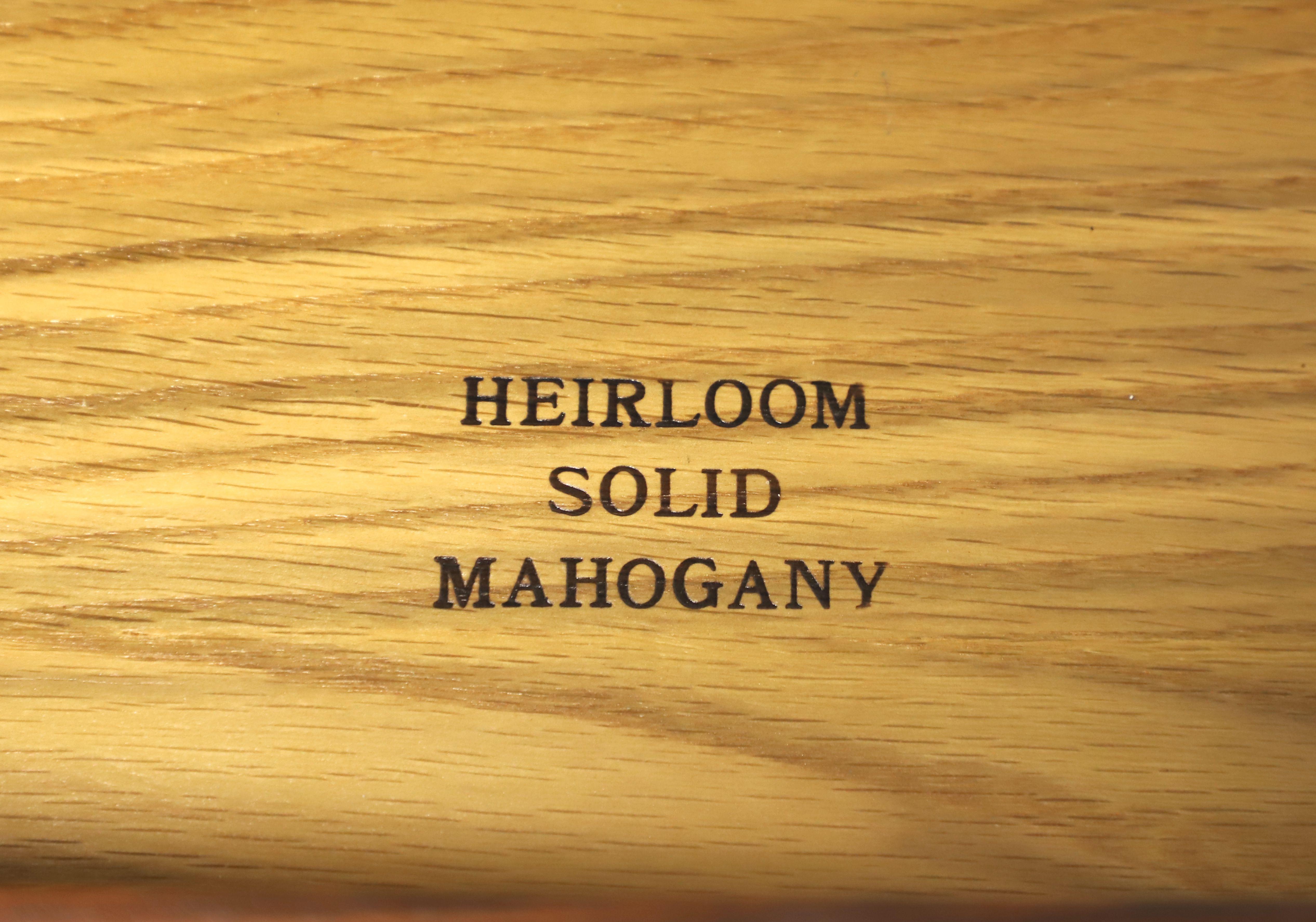LINK-TAYLOR Heirloom Solid Mahogany Chippendale Triple Dresser - B 6