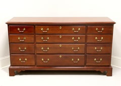 LINK-TAYLOR Heirloom Solid Mahogany Chippendale Triple Dresser - B