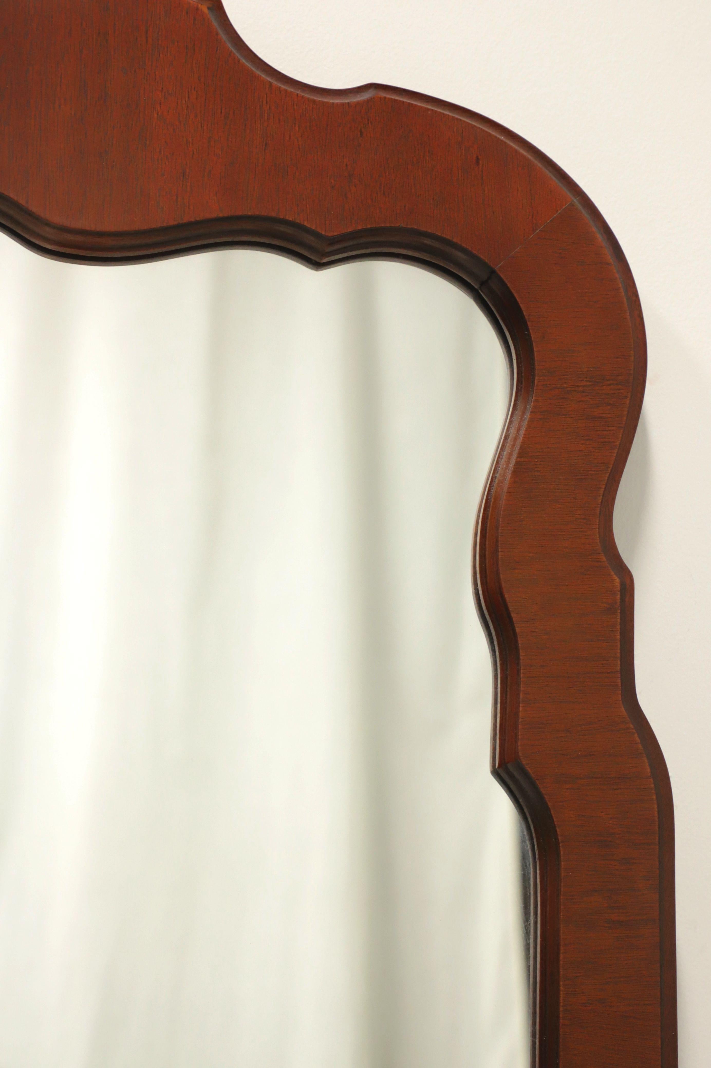 LINK-TAYLOR Heirloom Solid Mahogany Chippendale Wall Mirror In Good Condition For Sale In Charlotte, NC