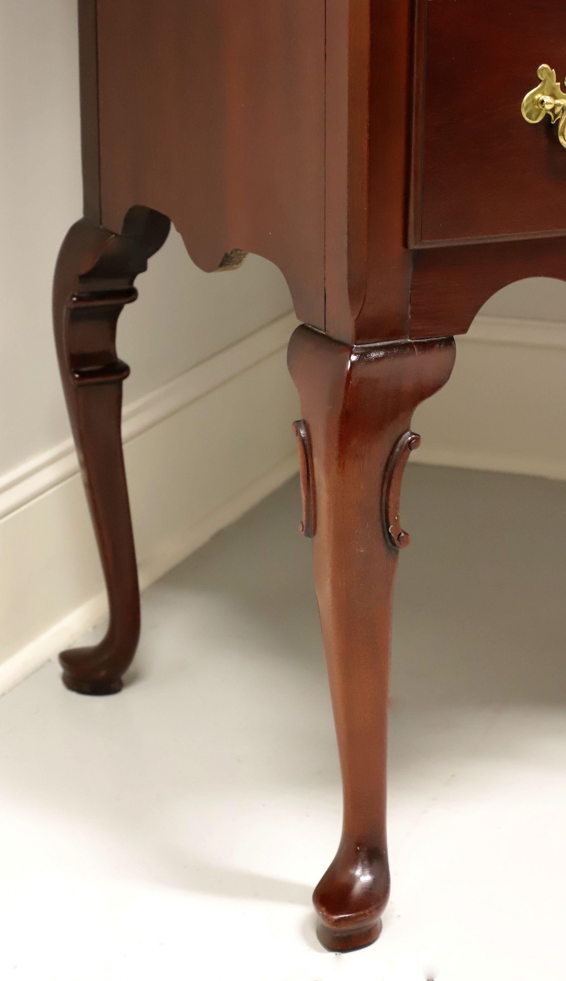 LINK-TAYLOR Solid Heirloom Mahogany Queen Anne Style Highboy Chest 2