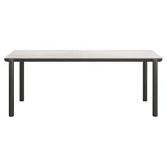 Link-Terra 190 Sintered Stone And Powder-Coated Aluminum Dining Table by SNOC