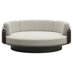 Link-Terra Wicker And Powder-Coated Aluminum Outdoor Meditation Bed by SNOC