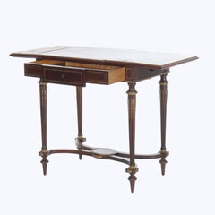 Linke Attr. Louis XVI Rosewood Ormolu Lady's Drop-Leaf Desk 19thC