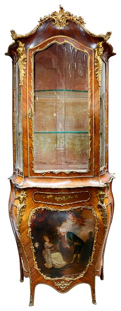 Linke Style Verni Martin Vitrine, circa 1900