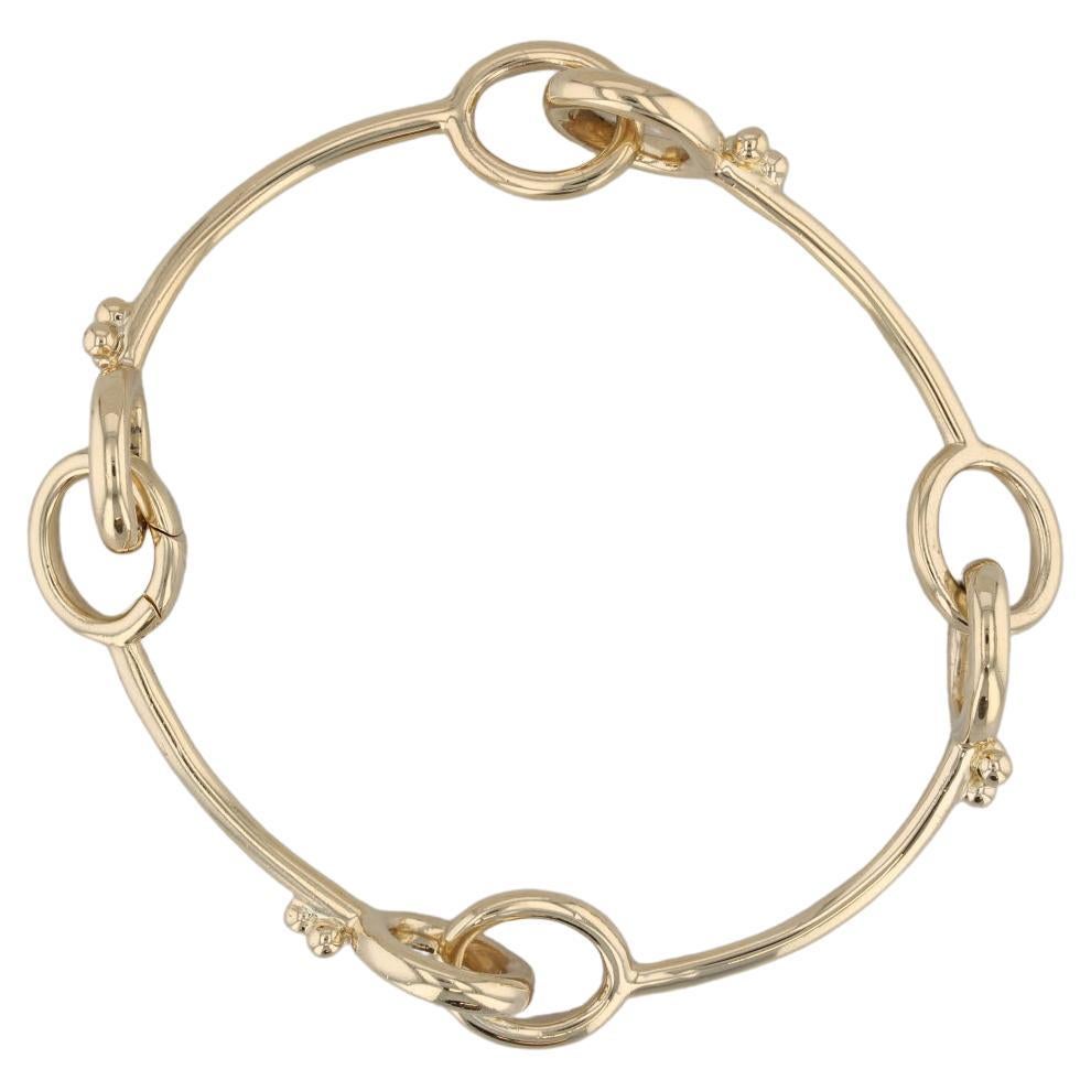 Star Moon Diamond Paper Clip Bracelet in 18k Yellow Gold | Gold, Yellow gold  pendants, Cz stud earrings