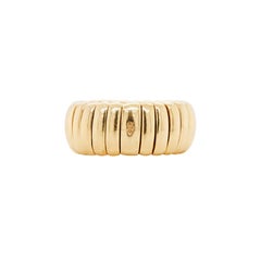 Links of London 18 Carat Yellow Gold Wide Flexi Band Dress Ring