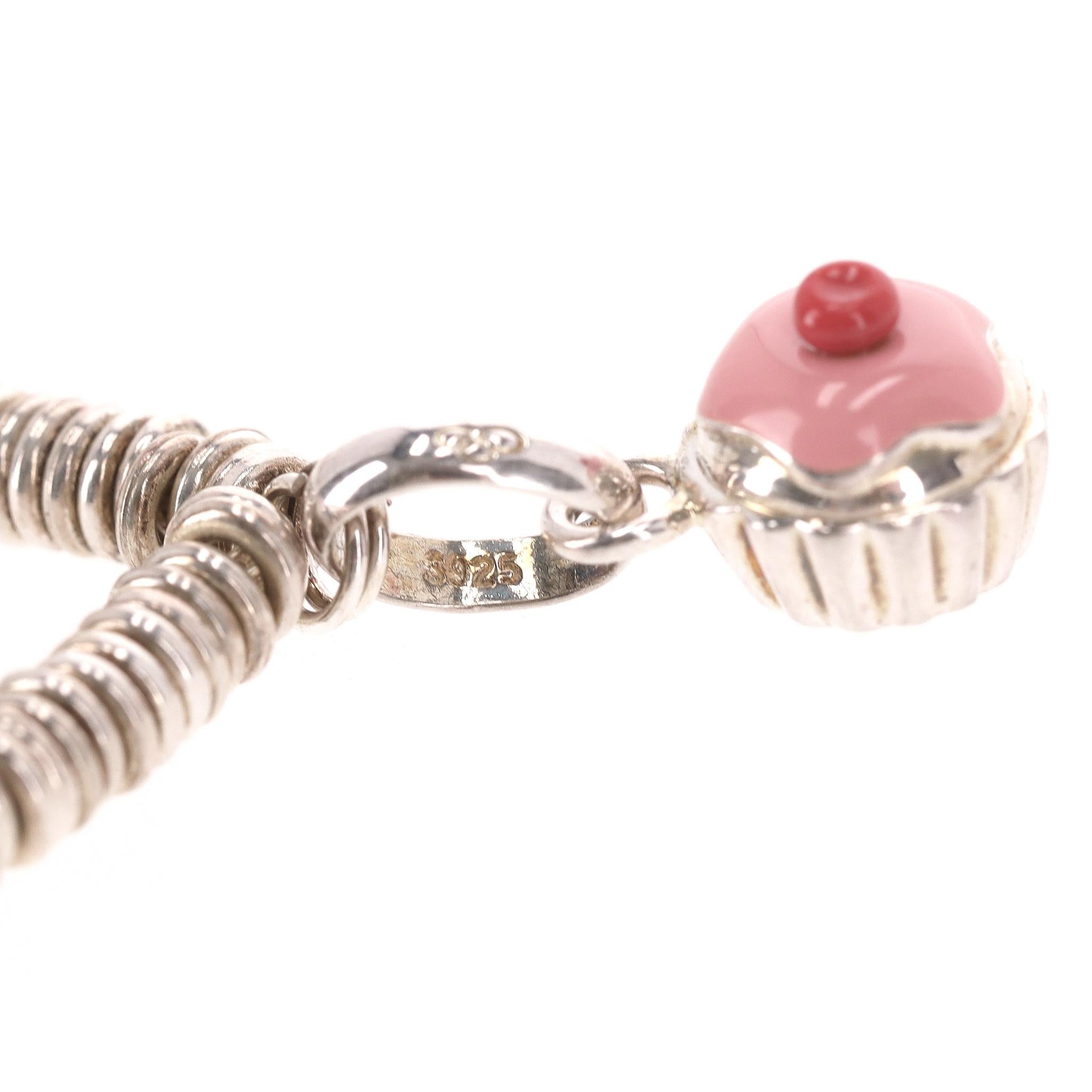 Links Of London Sweetie Links & Charms 925 Sterling Silver Bracelet For Sale 5