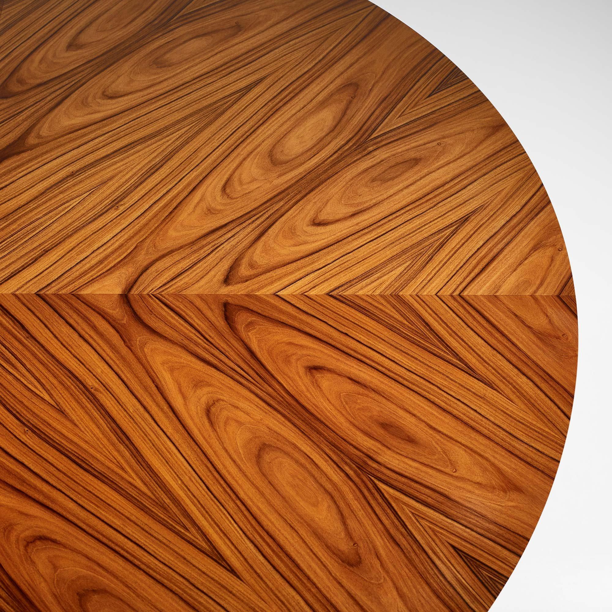 British Linley Helix Circular Dining Table For Sale