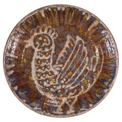 Grand bol décoratif Linn Phelan, Early American Studio Pottery