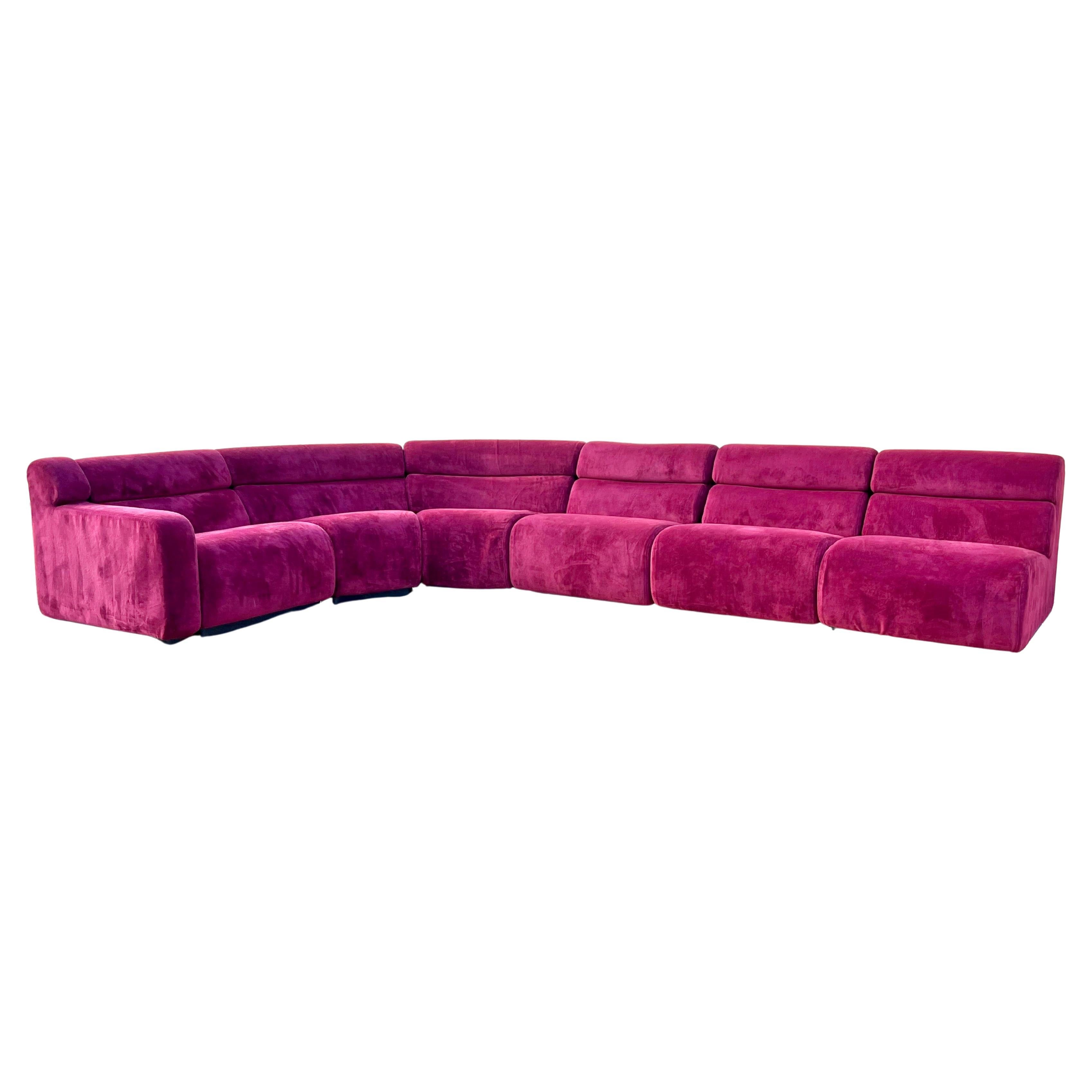 Mid-Century Modern Linn Series Modular Sofa by August Inc. For Sale
