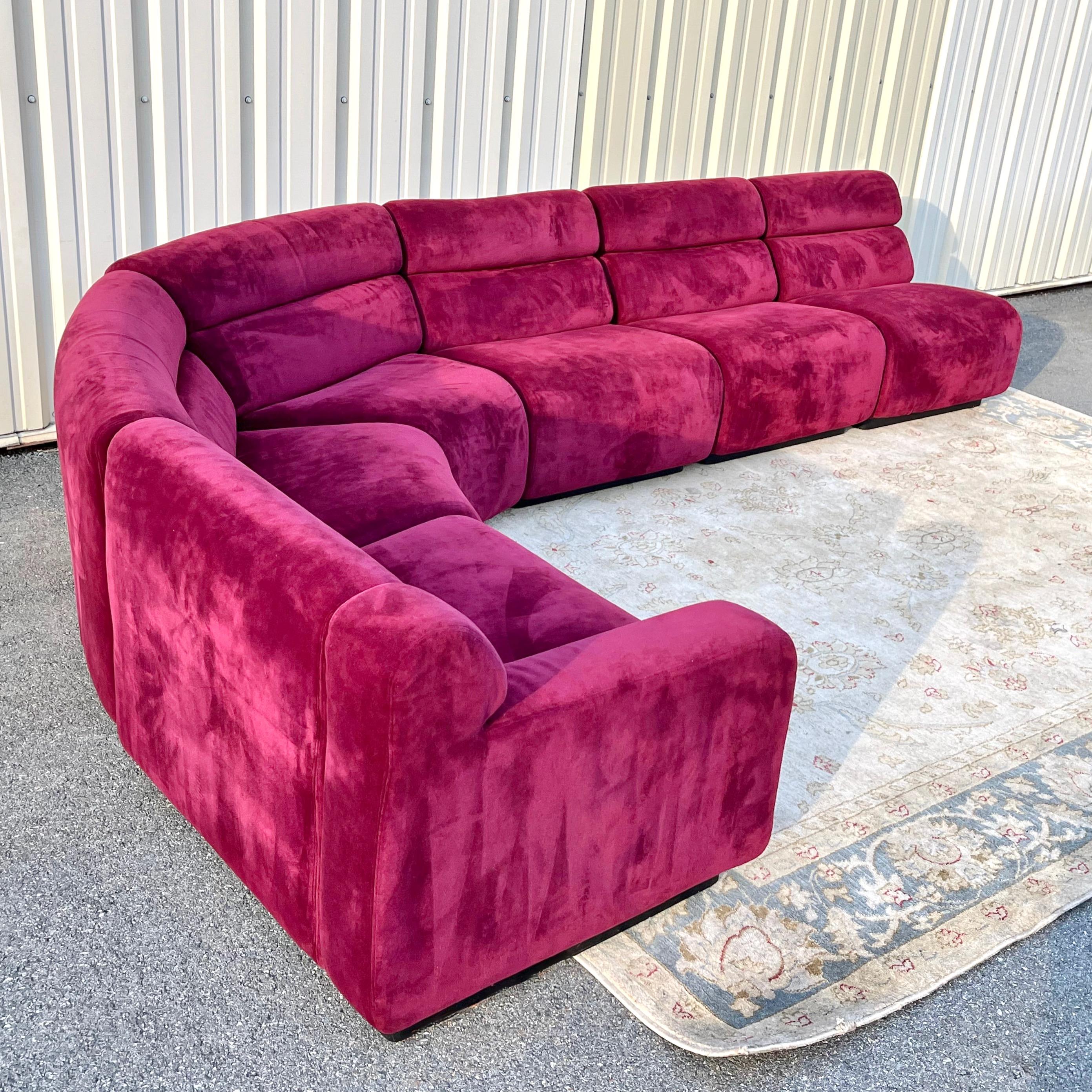 Linn Series Modular Sofa by August Inc. In Good Condition For Sale In Hanover, MA