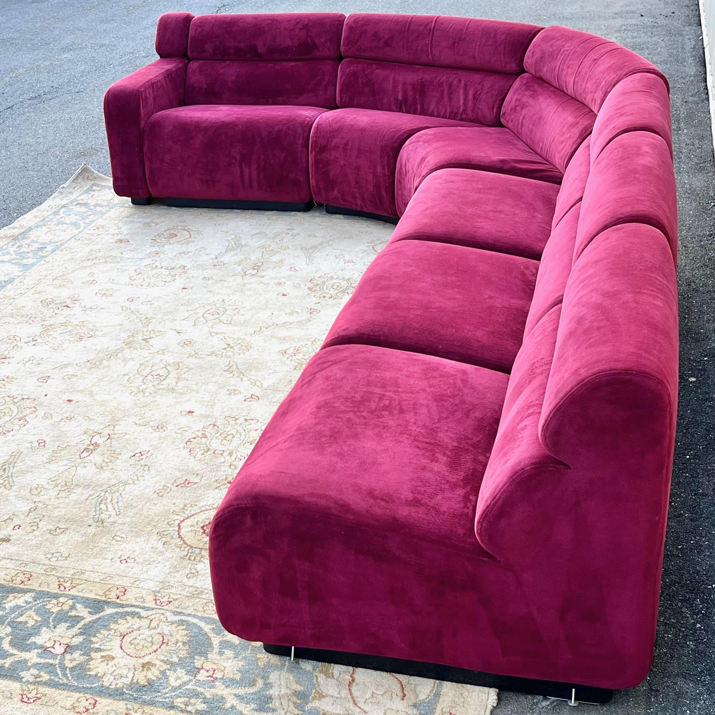 Upholstery Linn Series Modular Sofa by August Inc. For Sale