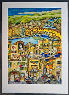 Florence (Cityscape, James Rizzi, Fun, Vibrant, Italian, Tuscany, ~36% OFF)