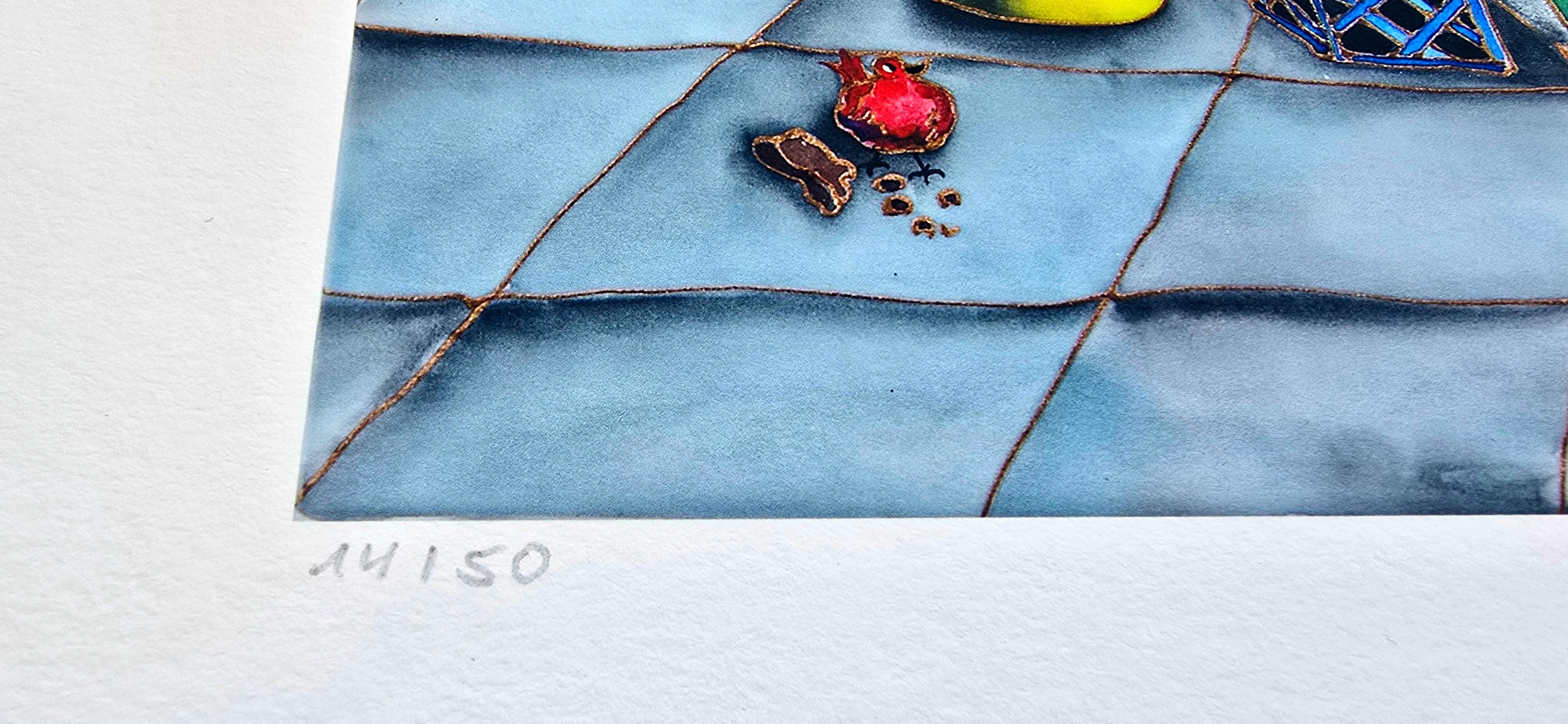 Carritos de comida (Paisaje urbano, Icónico, James Rizzi, Divertido, Vibrante) en venta 5