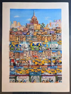 Strati di New York (Cityscape, Iconic, James Rizzi, Fun, Vibrant, NYC)