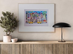 St Marks Place (Paesaggio urbano, James Rizzi, Divertente, Vibrante, NYC, New York, Camera dei bambini)