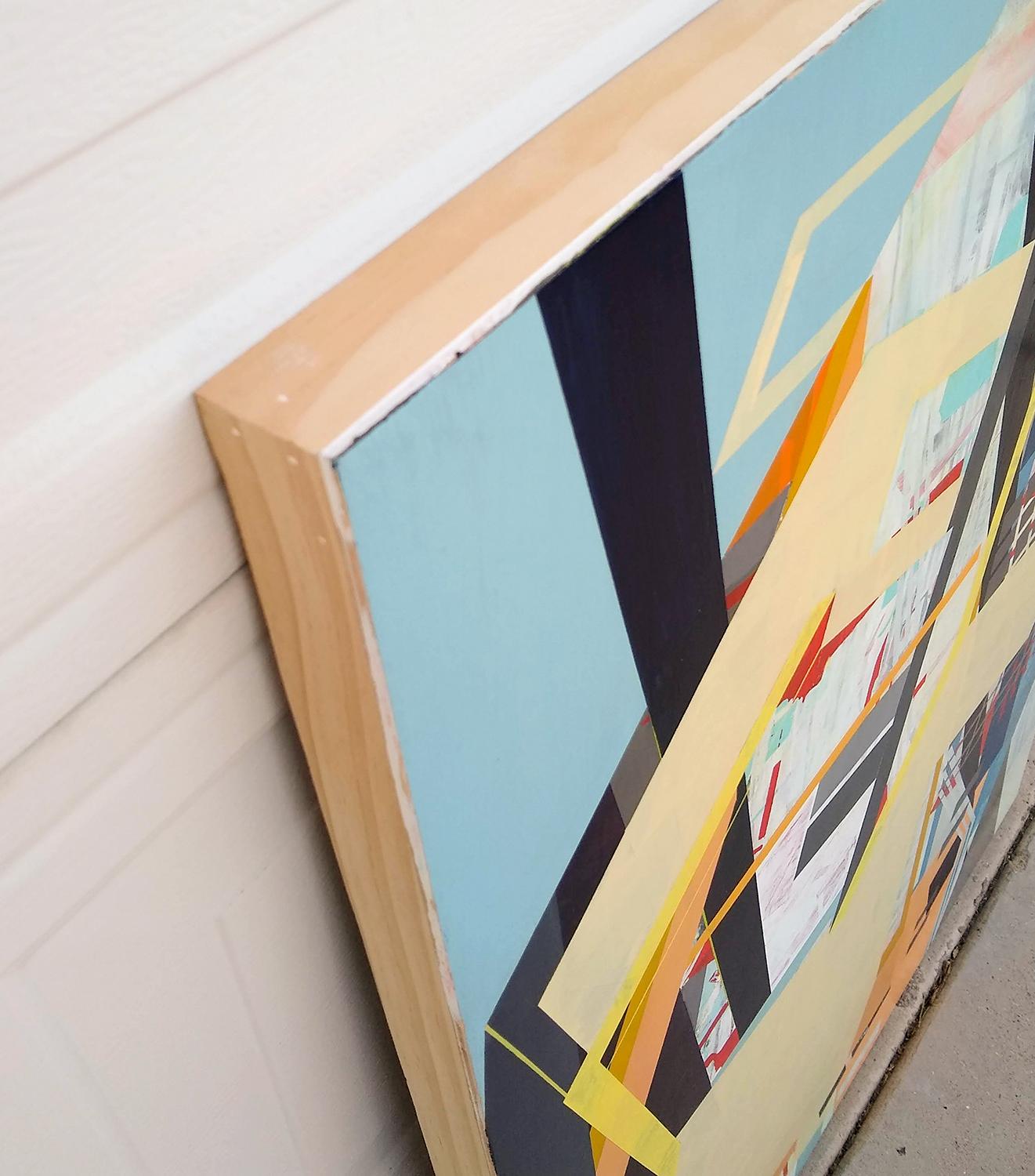 Consenso del Mediocre, Pittura Astratta - Mixed Media Art Astratto di Linnie Brown