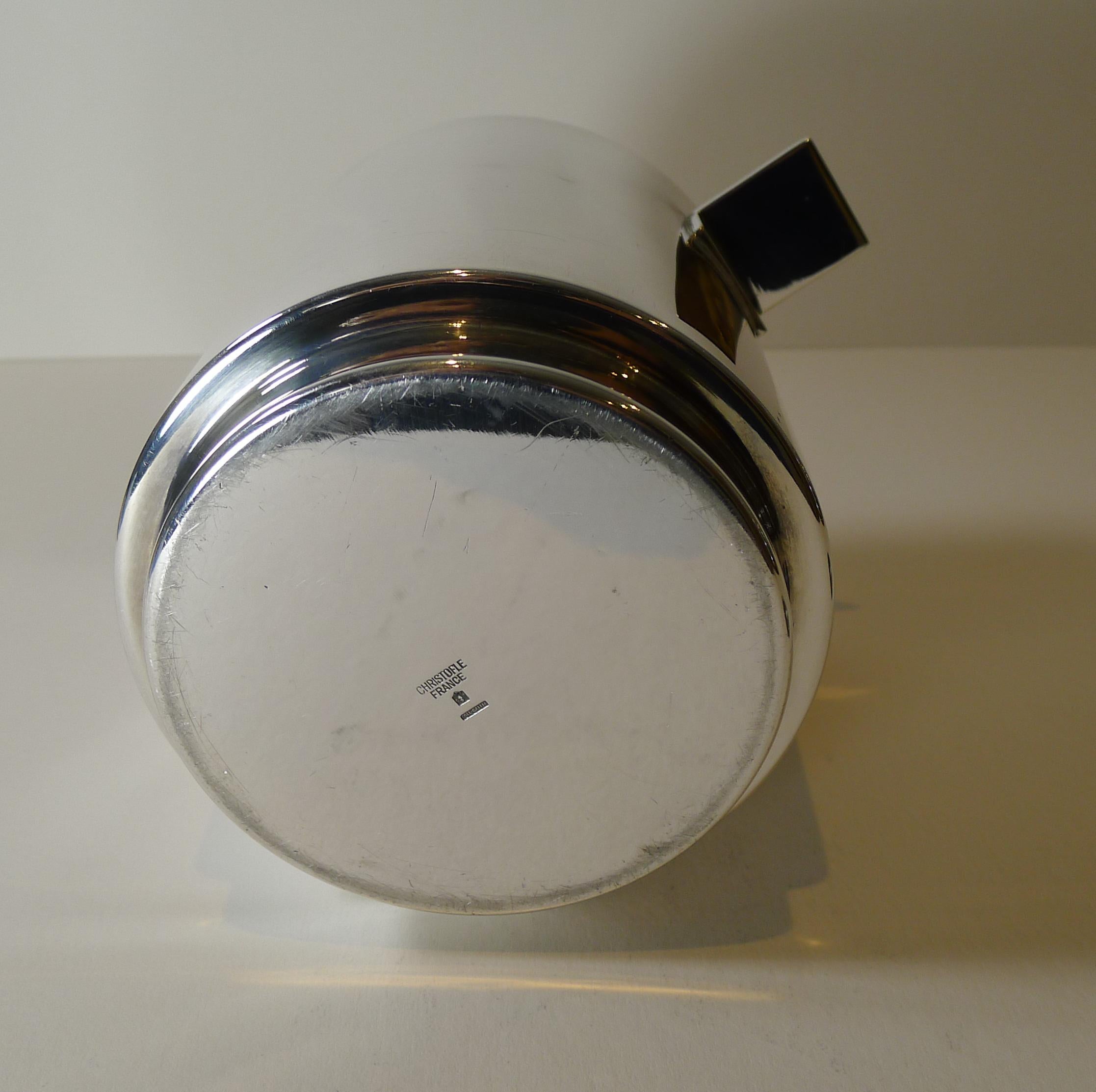 Silver Plate Lino Sabatinni For Christofle / Gallia, Paris - Ice Bucket, c.1960 For Sale