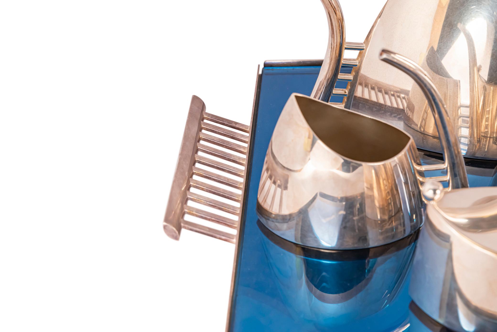 Lino Sabattini (1925-2016), 
Coffee and tea service, 
Model 