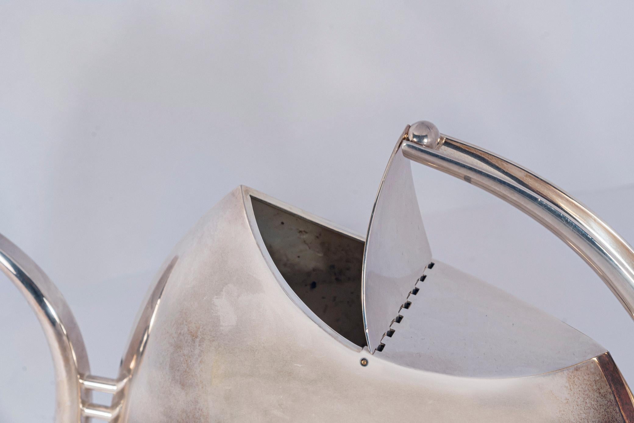 Silvered Lino Sabattini, Coffee and tea service, Model 