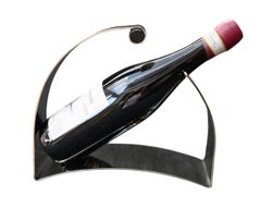 Lino Sabattini (1925-2016) Modernistischer versilberter Flaschenhalter, 1970