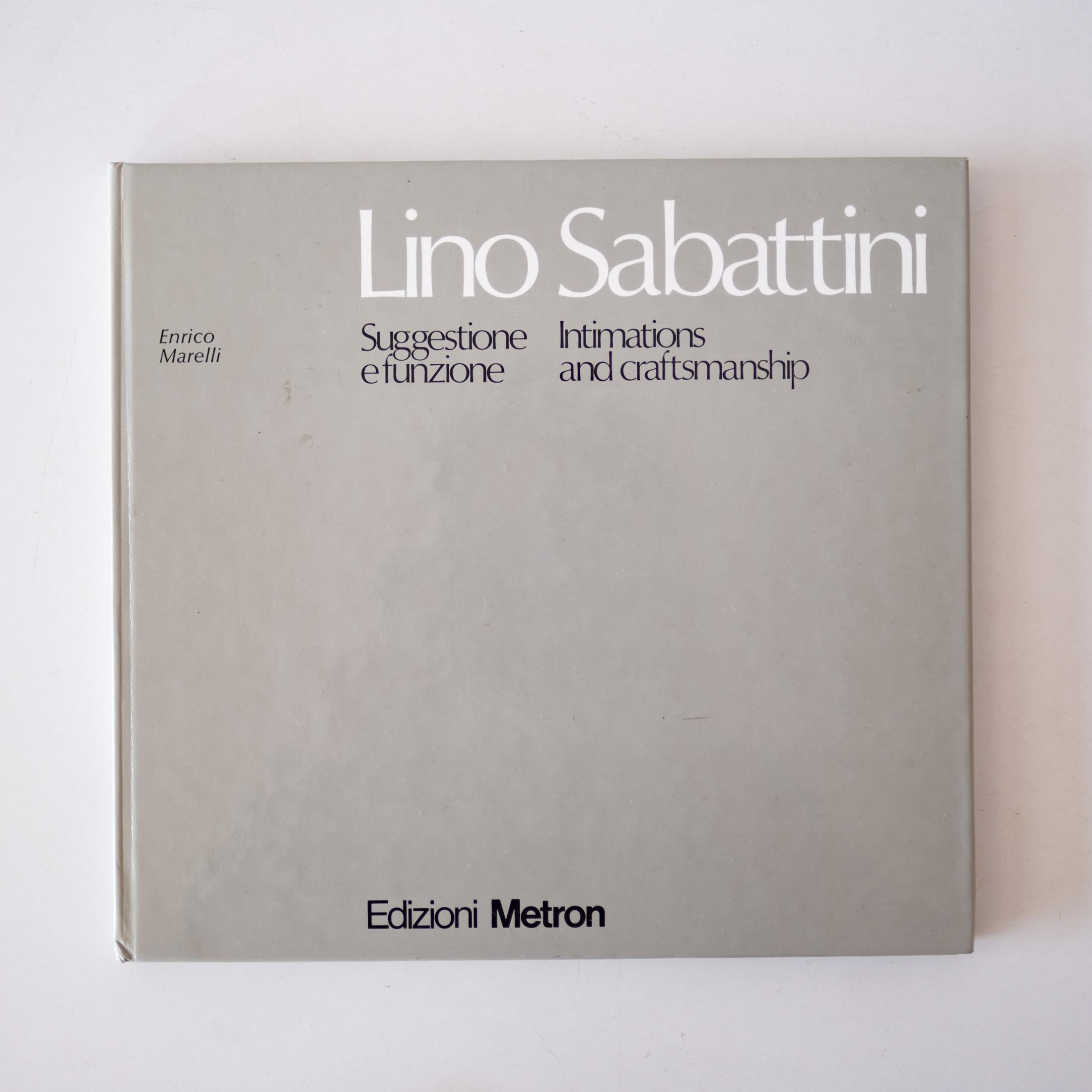 Lino Sabattini Libro Suggestione e funzione Intimità e artigianato Firmato in vendita 4