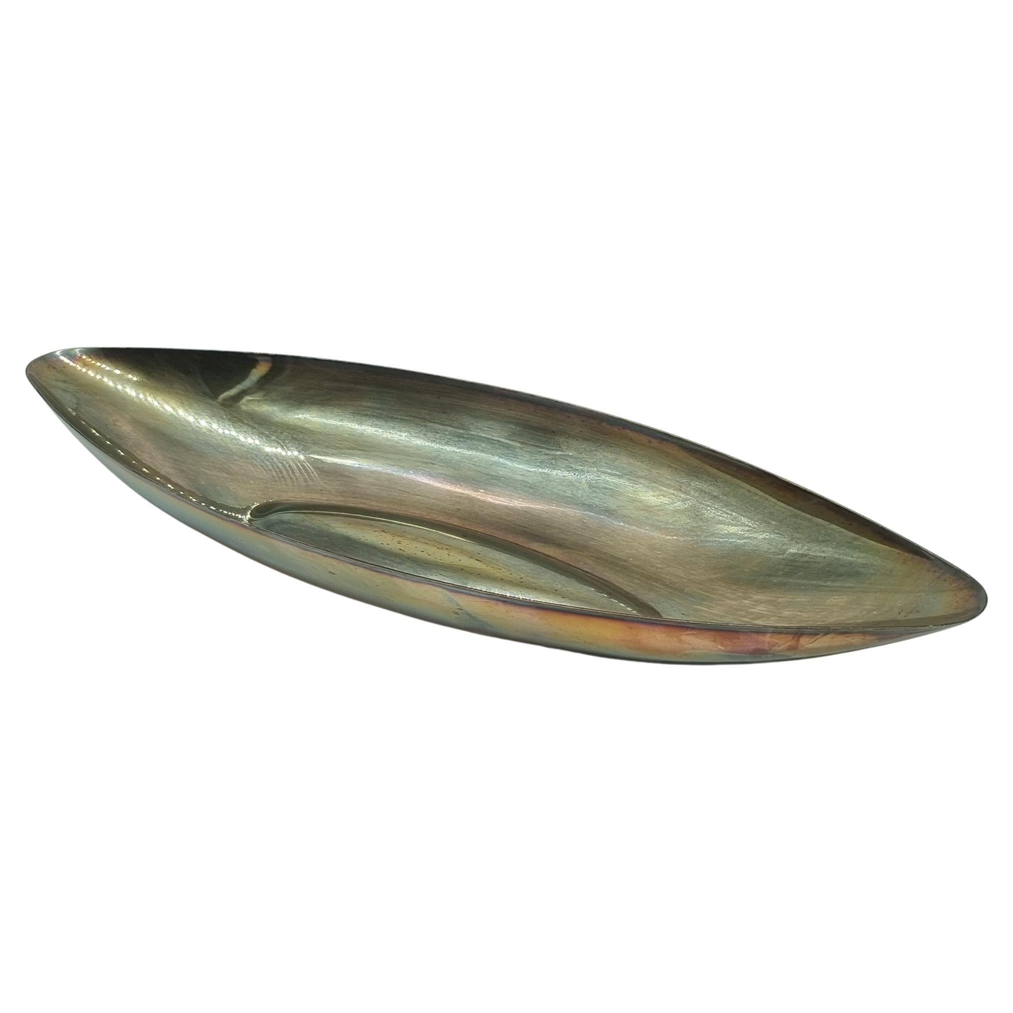 Lino Sabattini bowl from the 1960s produced by Christofle in vendita