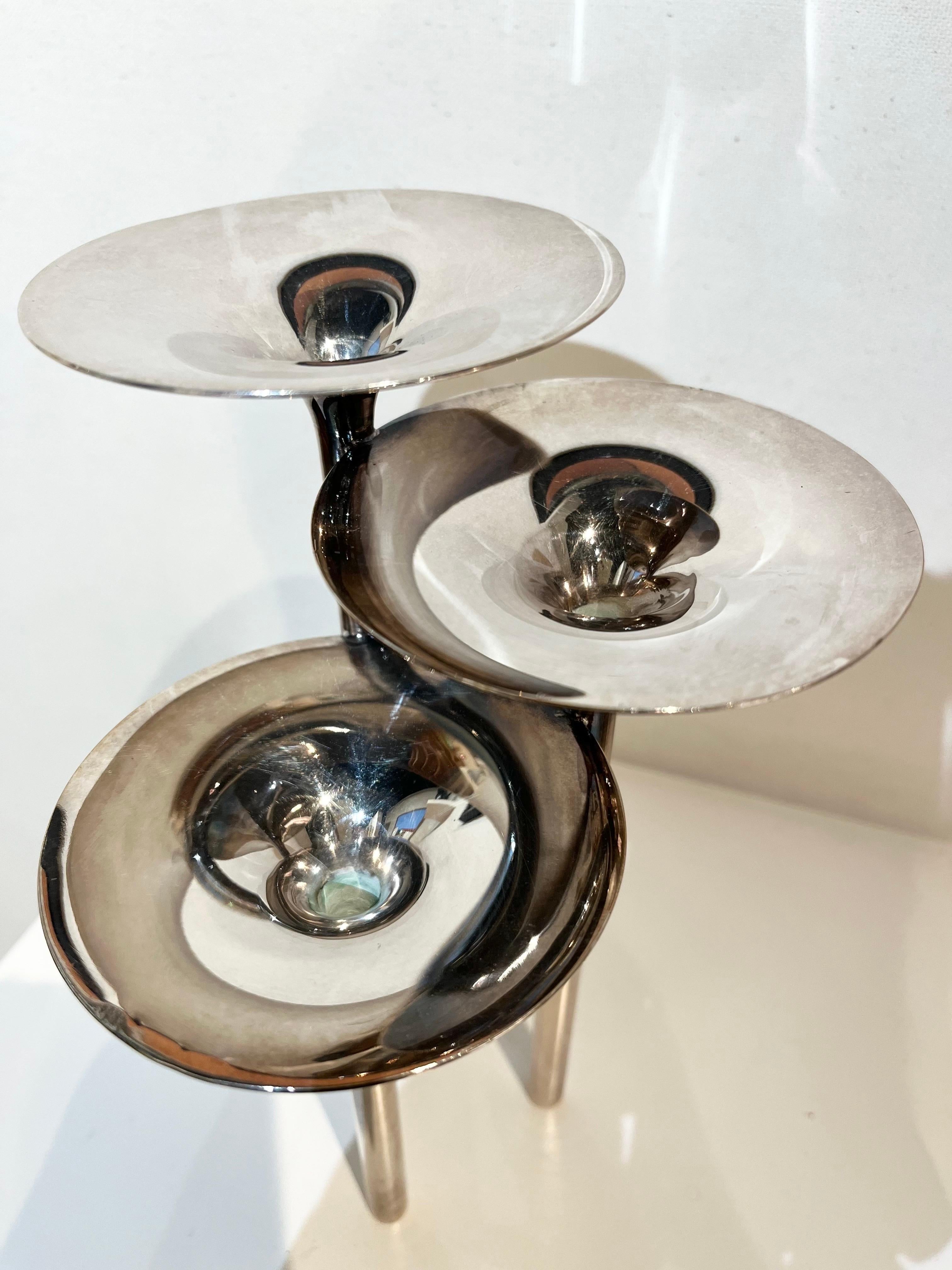 Lino Sabattini, candelabro In condizioni buone in vendita a SAINT-OUEN-SUR-SEINE, FR
