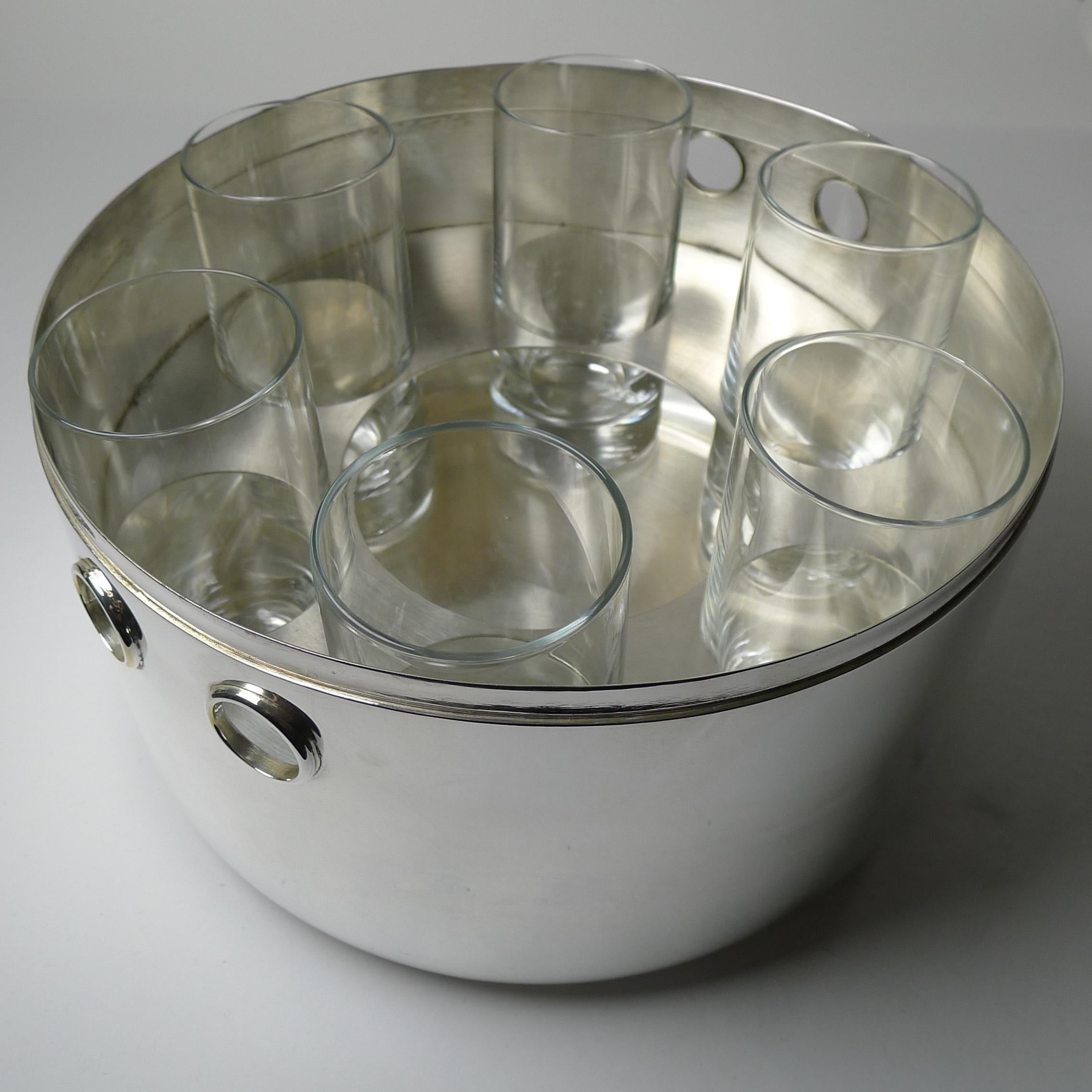 Lino Sabattini Drinks / Cocktail Set / Ice Bucket, c.1970 1
