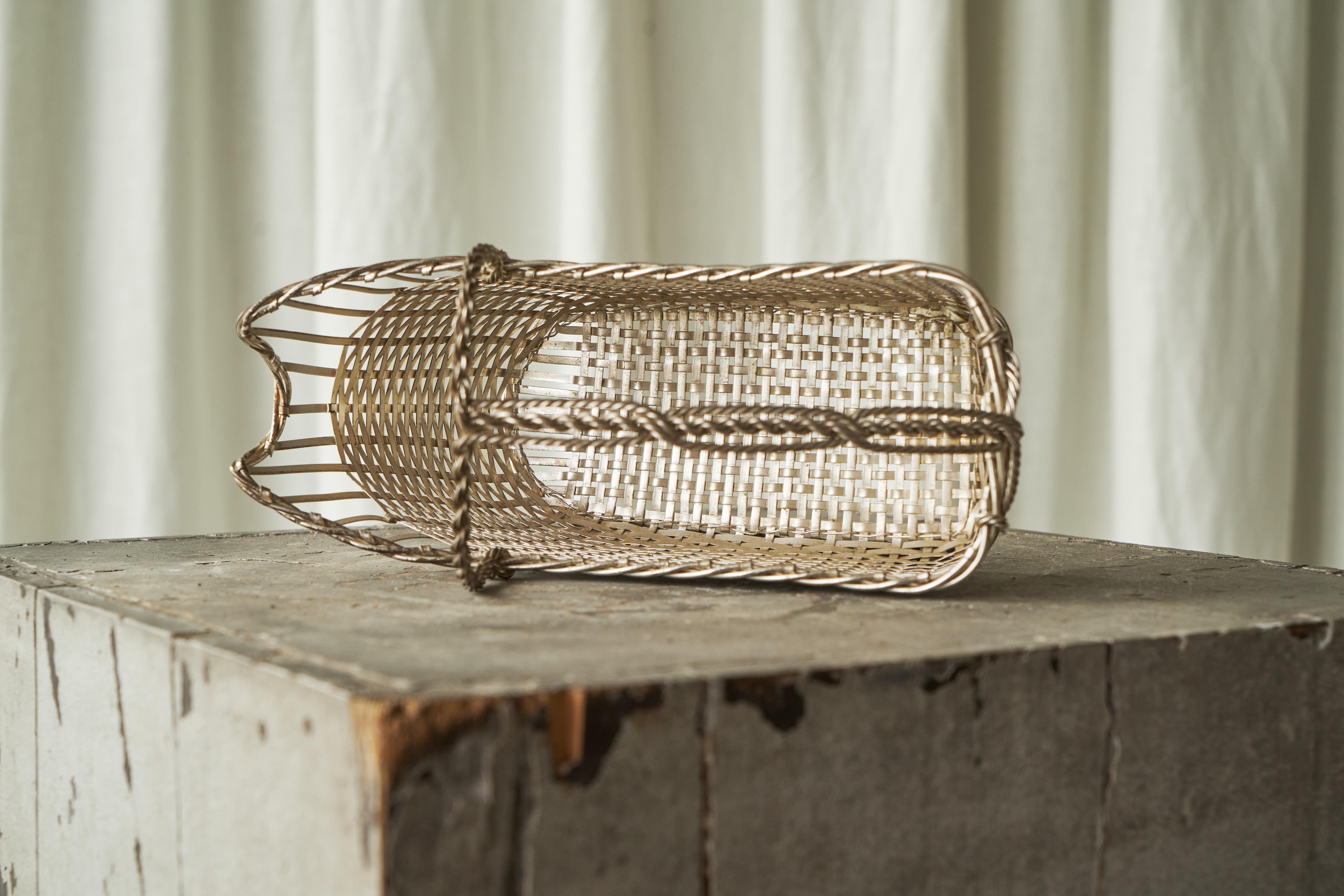 Portabotellas Lino Sabattini para Christofle de metal plateado en venta 2