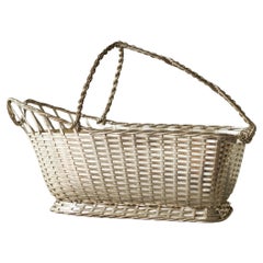 Lino Sabattini for Christofle Bottle Holder in Silvered Metal