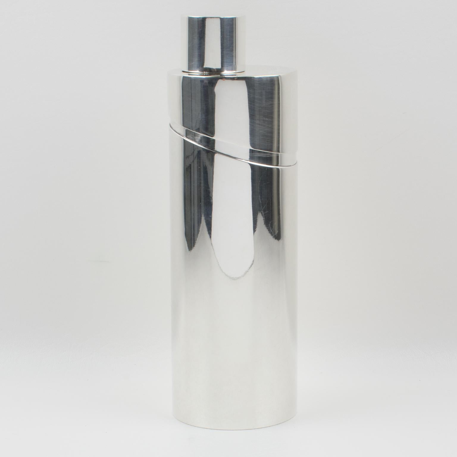 20th Century Lino Sabattini for Christofle Silver Plate Shaker