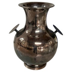 Lino Sabattini - vase géant en métal argenté